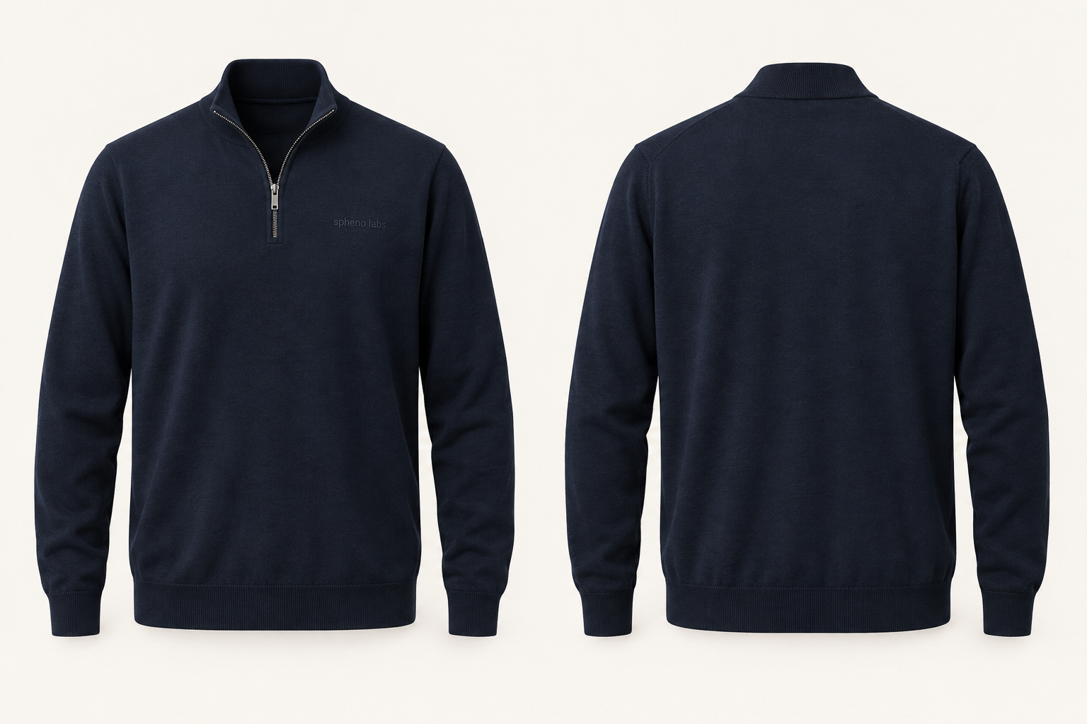 AI-generated front and back concept views of The Quarter-Life Crisis